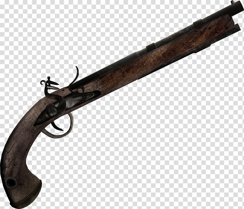 Weapon Firearm Piracy Flintlock Pistol, gun transparent background PNG clipart