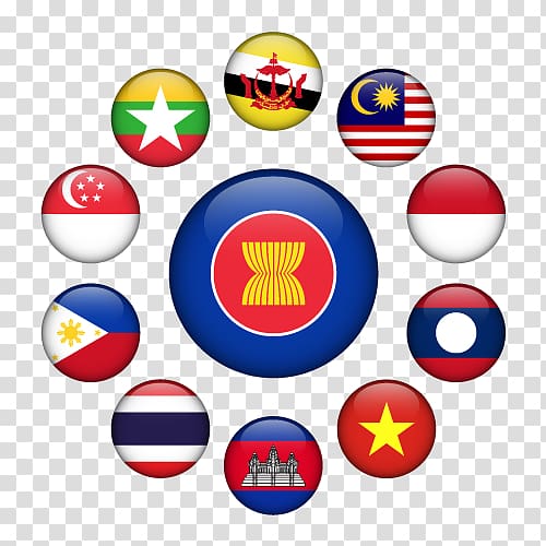 Brunei Burma Malaysia Flag of the Association of Southeast Asian Nations, others transparent background PNG clipart