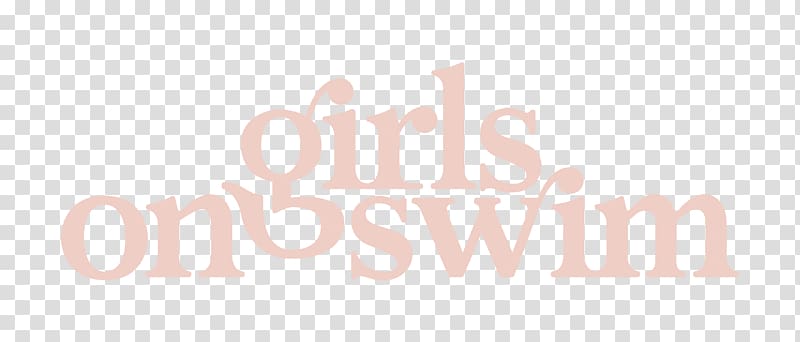 Logo Brand Font, SWIM GIRL transparent background PNG clipart