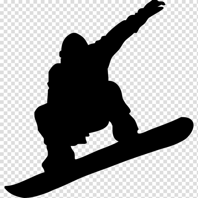 Snowboarding Skiing Silhouette , snowboard transparent background PNG clipart