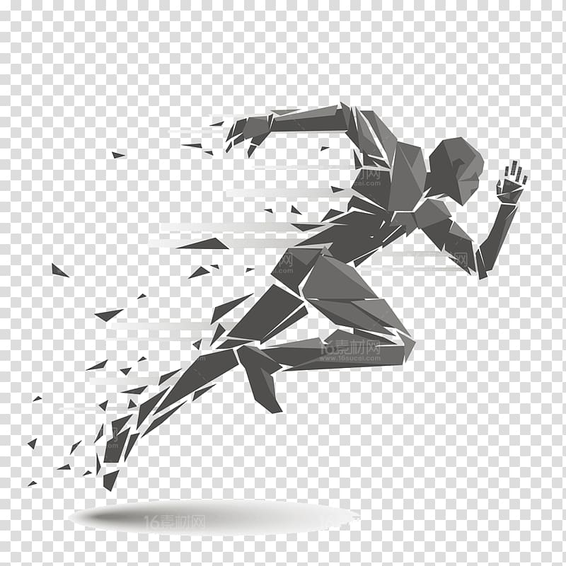 people running fast transparent background PNG clipart