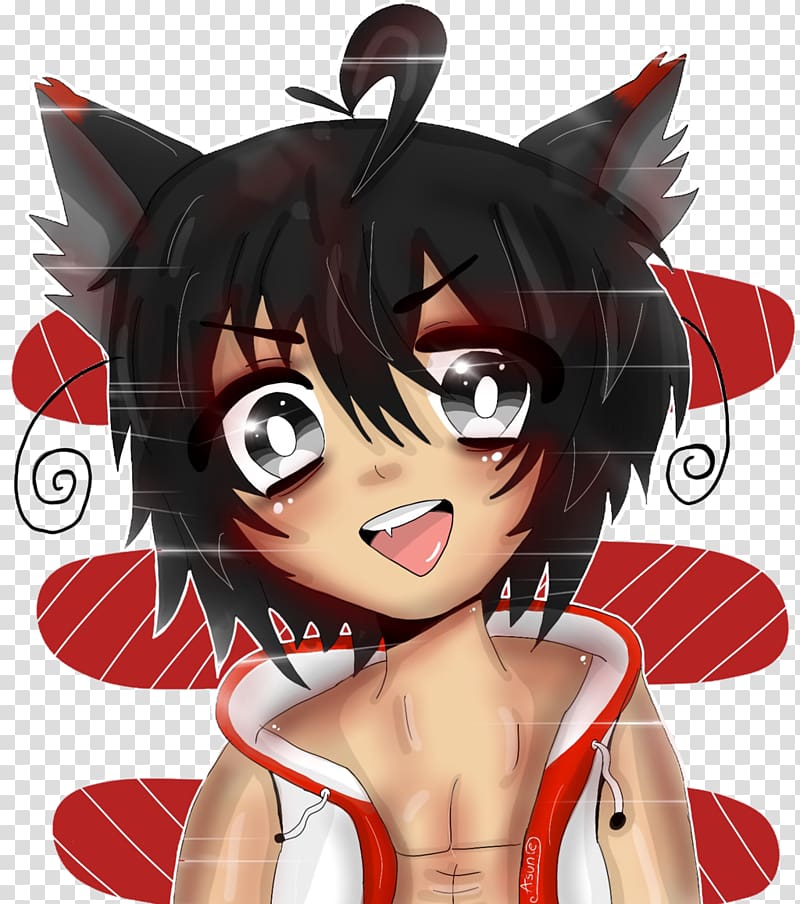 Aaron Lycan with Waifu Aphmau Lycan Sticker for Sale by Mehtab Khatik   Redbubble