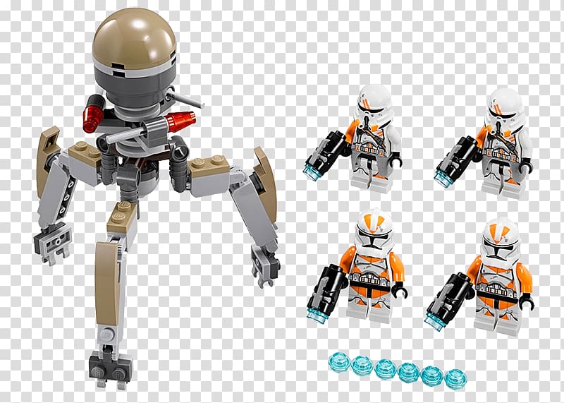 Clone trooper LEGO 75036 Utapau Troopers Lego Star Wars Toy, toy transparent background PNG clipart