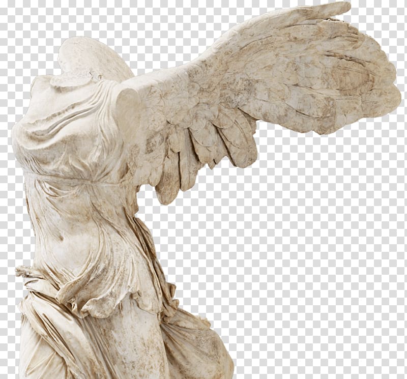Winged Victory of Samothrace Musée du Louvre Marble sculpture Art, painting transparent background PNG clipart