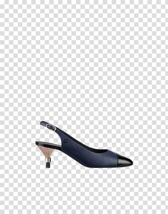 Court shoe Chanel Slingback Sandal, chanel shoes transparent background PNG clipart