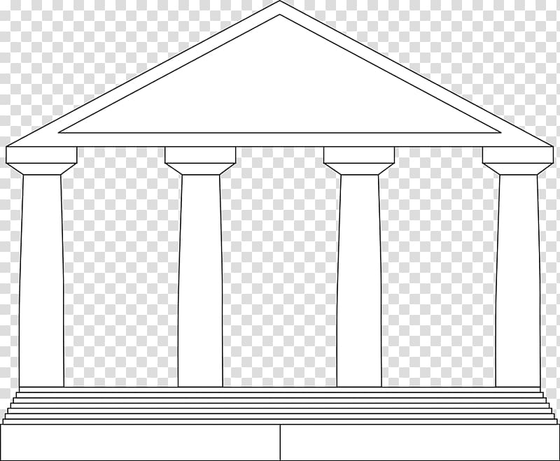 Architecture Drawing Doric order Structure Ancient Greek temple, temple transparent background PNG clipart