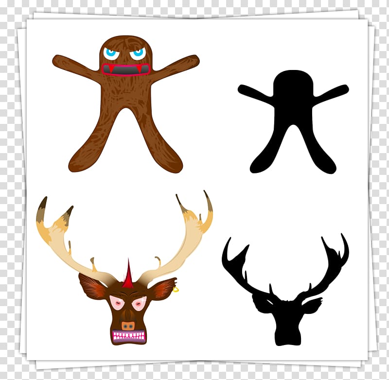 Reindeer Antler Jeffrey Horn , Reindeer transparent background PNG clipart