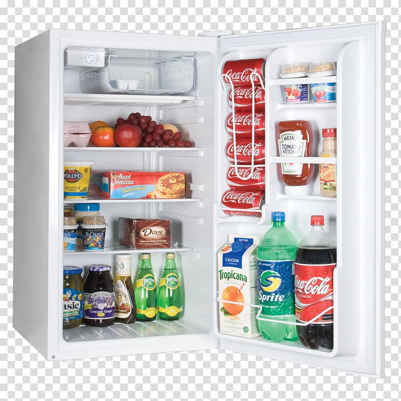 Refrigerator Minibar Freezers Home appliance Cubic foot, refrigerator transparent background PNG clipart