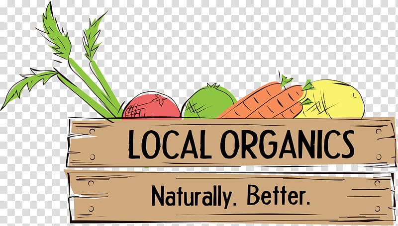 Logo Local food Font Brand, Grow Boxes for Vegetables transparent background PNG clipart
