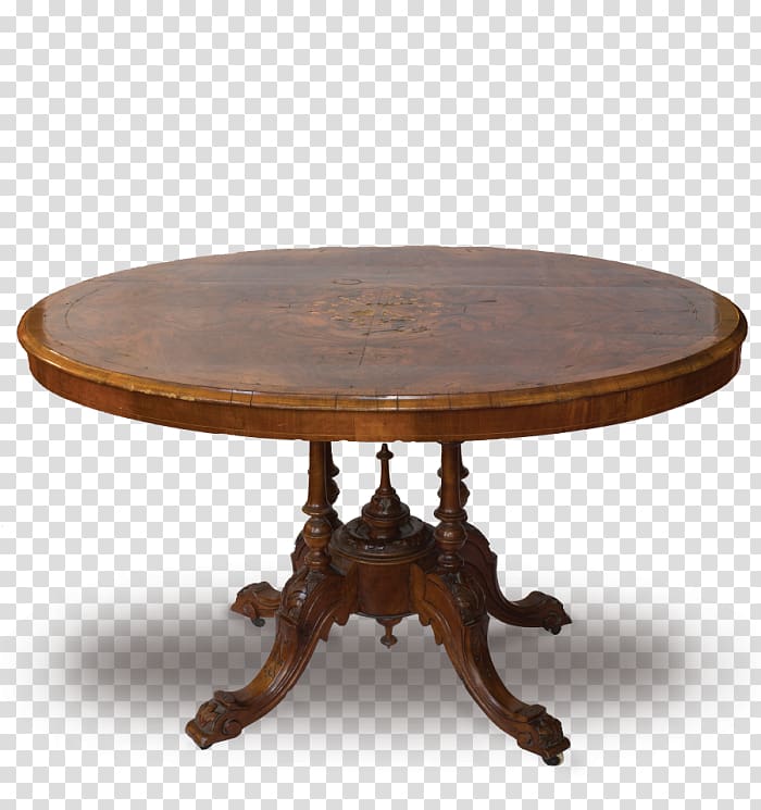 Loo table Matbord Antique Furniture, four corner table transparent background PNG clipart