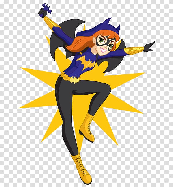 Batgirl DC Super Hero Girls: Summer Olympus Wonder Woman Superhero Comics, batgirl transparent background PNG clipart
