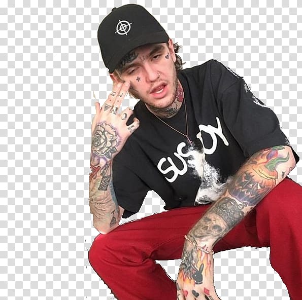Lil Peep Rapper goth queen Hellboy Pray I Die, others transparent background PNG clipart