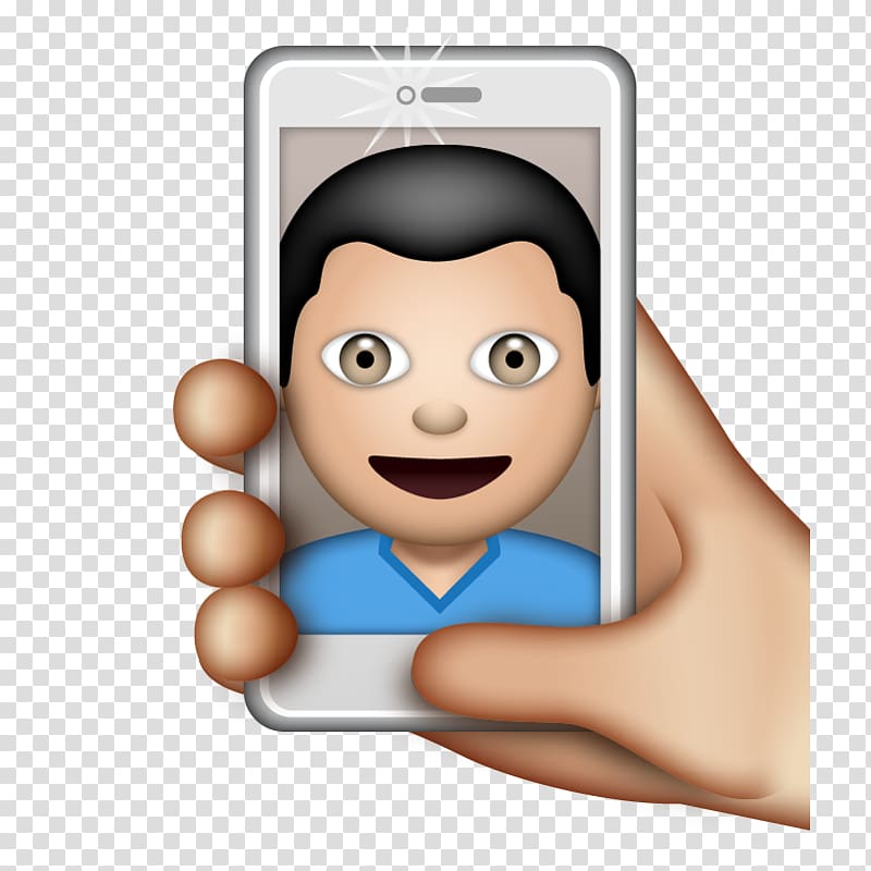 Mobile Phones Emoji Selfie SMOKE CLUB, Emoji transparent background PNG clipart
