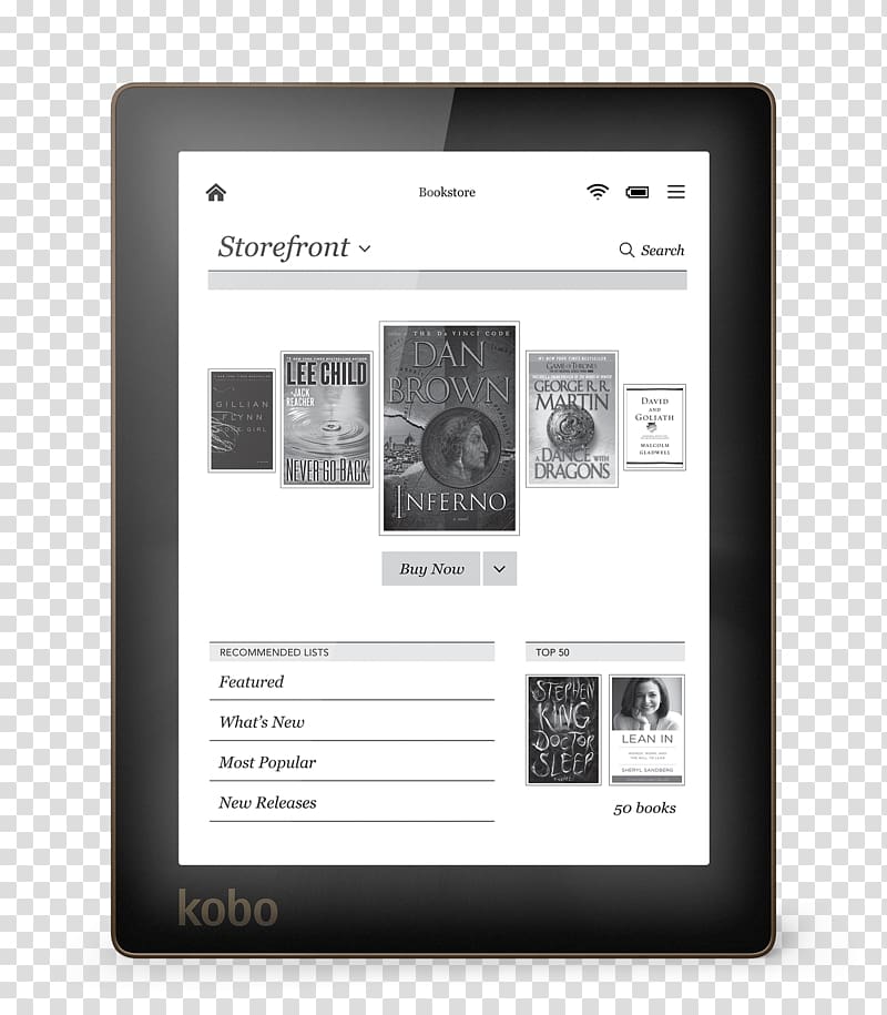 Kindle Fire Comparison of e-readers Kobo eReader AZW, book transparent background PNG clipart