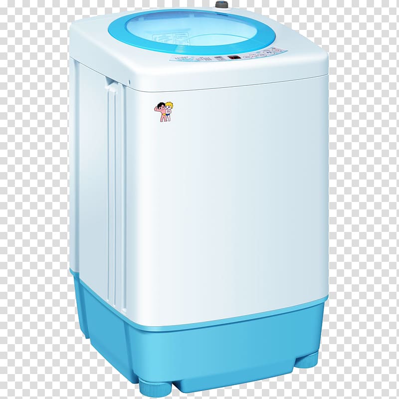 Washing machine Haier Laundry Home appliance, Haier washing machine decoration material design material transparent background PNG clipart