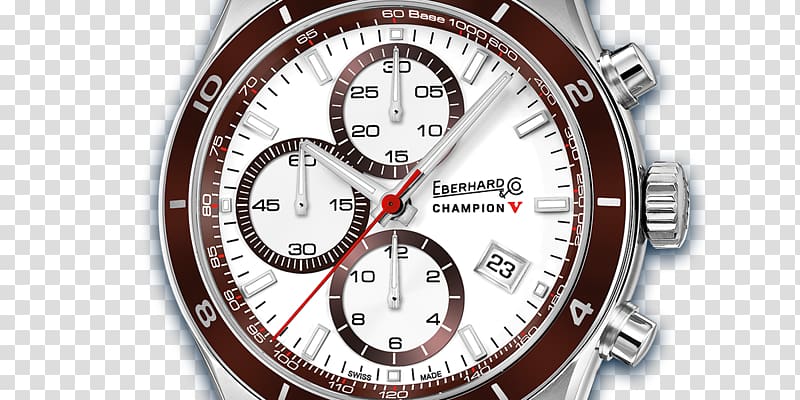 Eberhard & Co. Automatic watch Chronograph Auction, watch transparent background PNG clipart