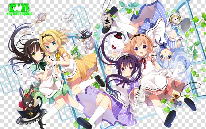 Is the Order a Rabbit? Kantai Collection Anime Colmar, rabbit transparent background PNG clipart