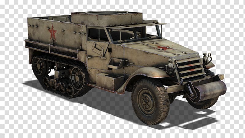 Armored car M3 Half-track Armoured personnel carrier, car transparent background PNG clipart