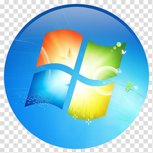 windows 7 logo blue