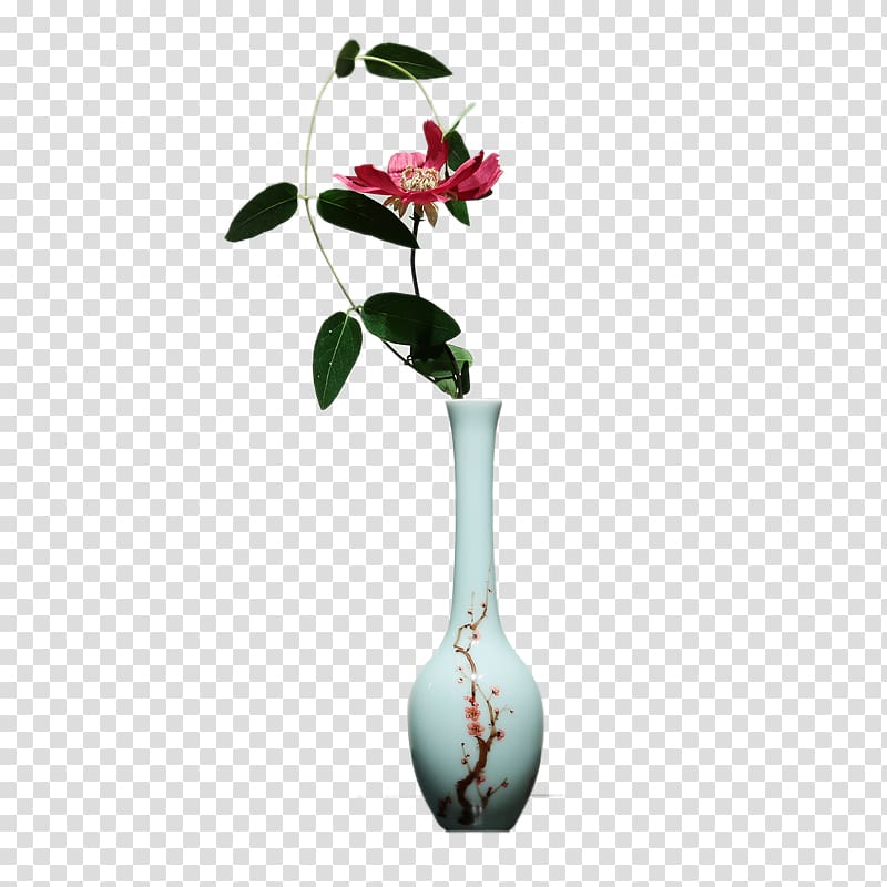 Vase Flowerpot Ceramic Cup Jingdezhen porcelain, Ceramic small vase transparent background PNG clipart
