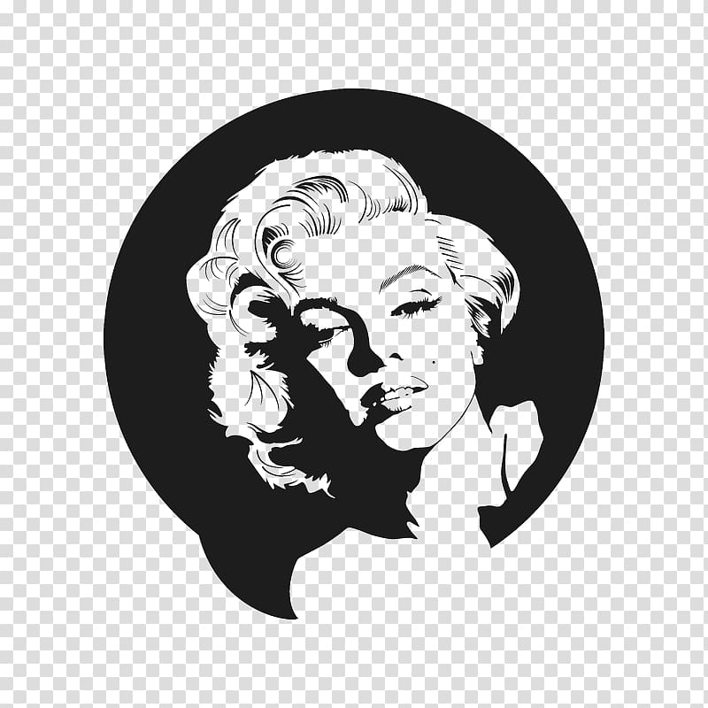 Wall decal Sticker art, Marilyn Monroe transparent background PNG clipart