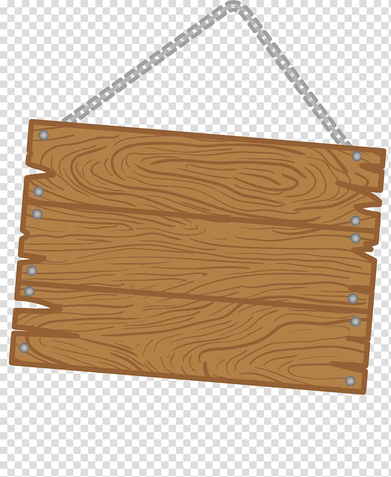 brown wooden hanging board , Wood Plank 54 Cards Bohle, Chain board transparent background PNG clipart