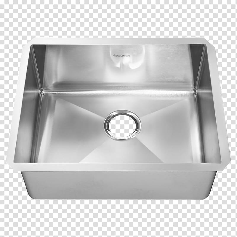 kitchen sink Stainless steel Brushed metal, sink transparent background PNG clipart