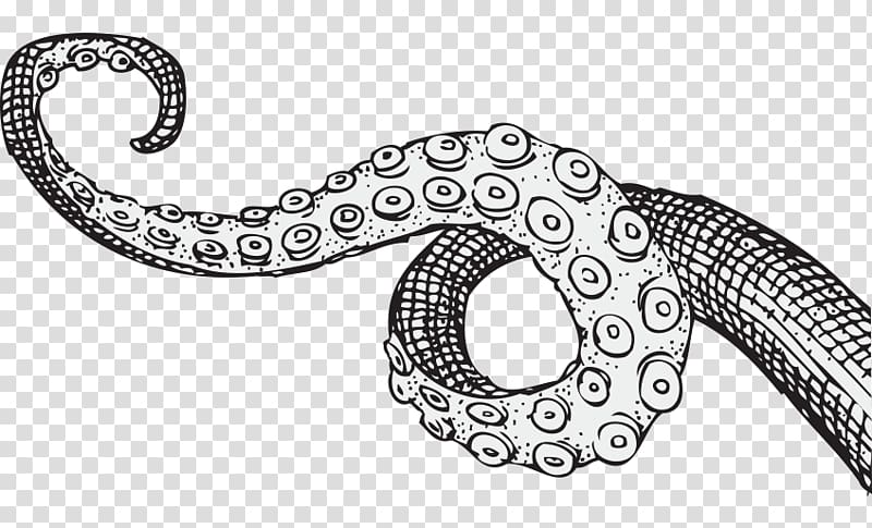 Drawing Tentacle PicsArt Studio White Color, others transparent background PNG clipart