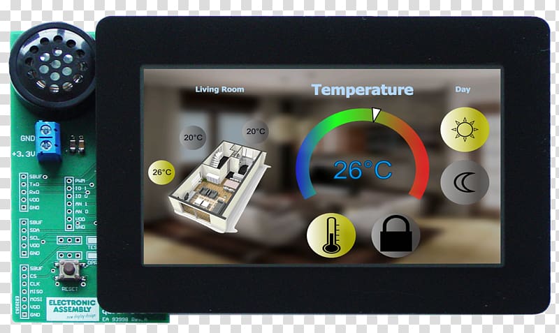 Display device Mouser Electronics Electronic visual display Touchscreen, Assago transparent background PNG clipart