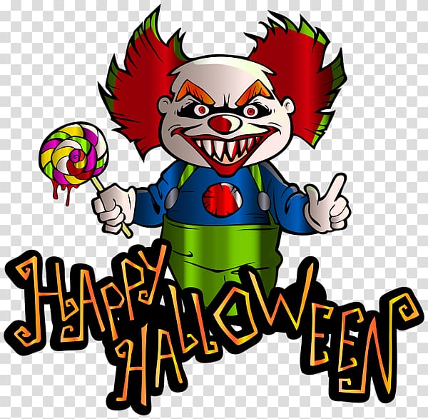 Halloween Clown , happy halloween happy transparent background PNG clipart