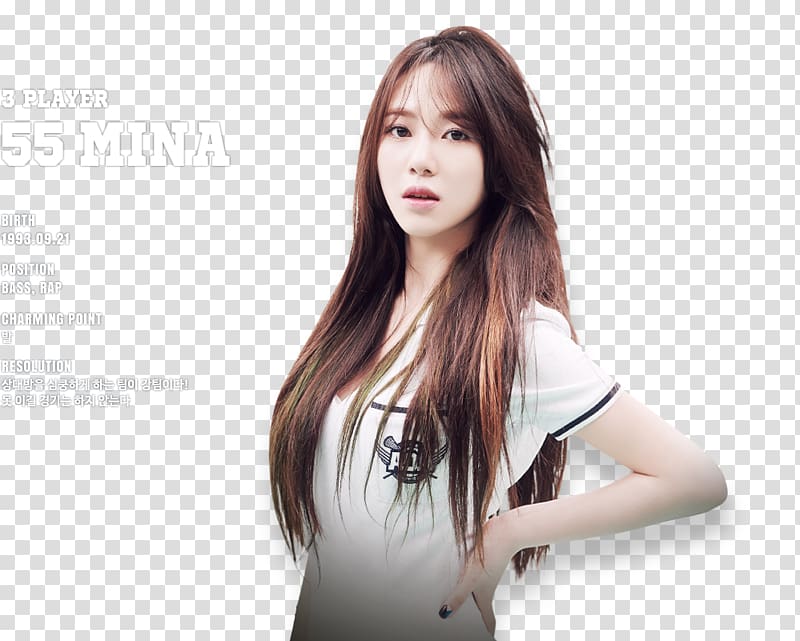 Mina South Korea AOA Hairstyle Korean, aoa transparent background PNG clipart