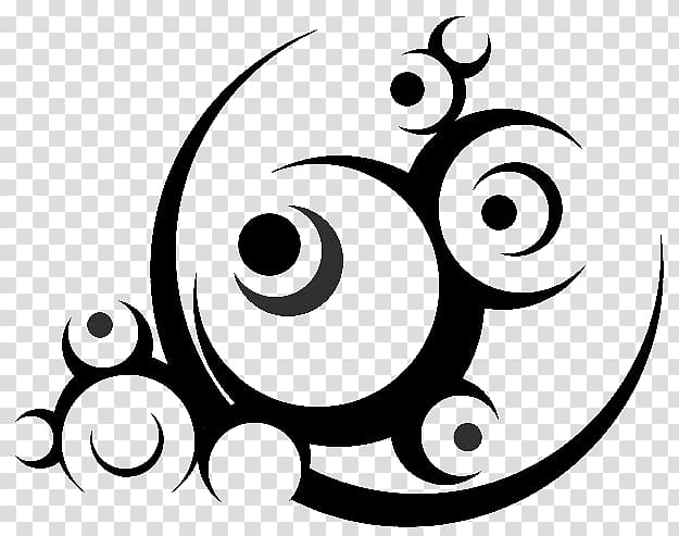 Tattoo Tribe Society Symbol, Tribal Moon transparent background PNG clipart