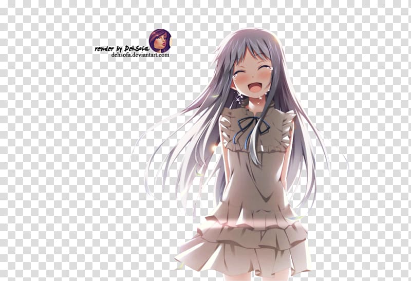 Meiko Honma Jinta Yadomi Naruko Anjou Yukiatsu Anime, Anime transparent background PNG clipart
