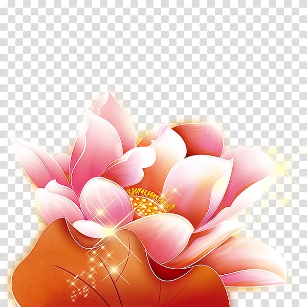 China Chinese New Year Greeting card Lunar New Year New Years Day, New Lotus element transparent background PNG clipart