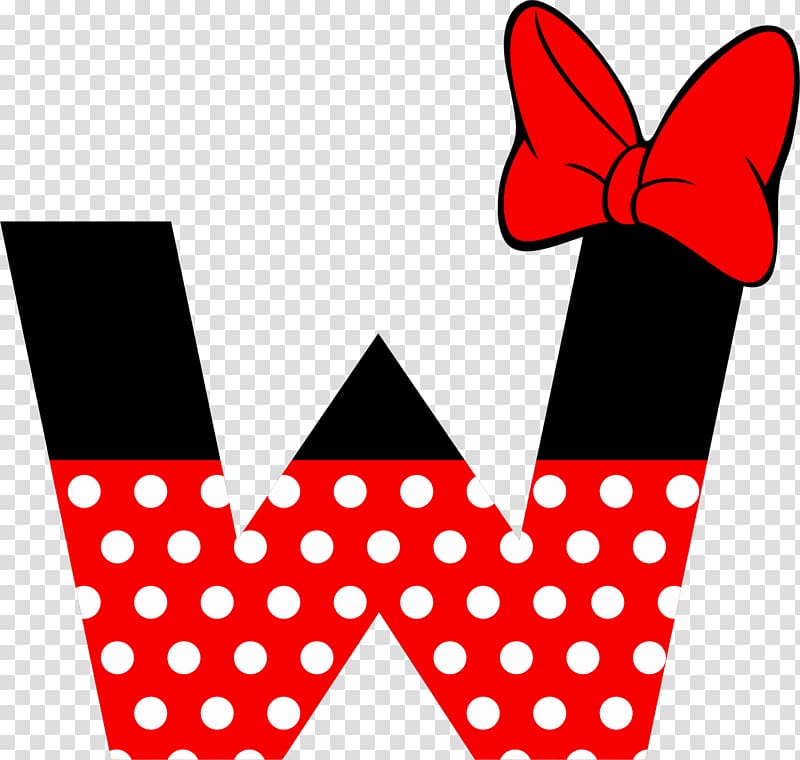 Minnie Mouse Mickey Mouse Letter, minnie mouse transparent background PNG clipart