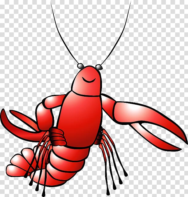 Crayfish as food Lobster , shrimp cartoon transparent background PNG clipart