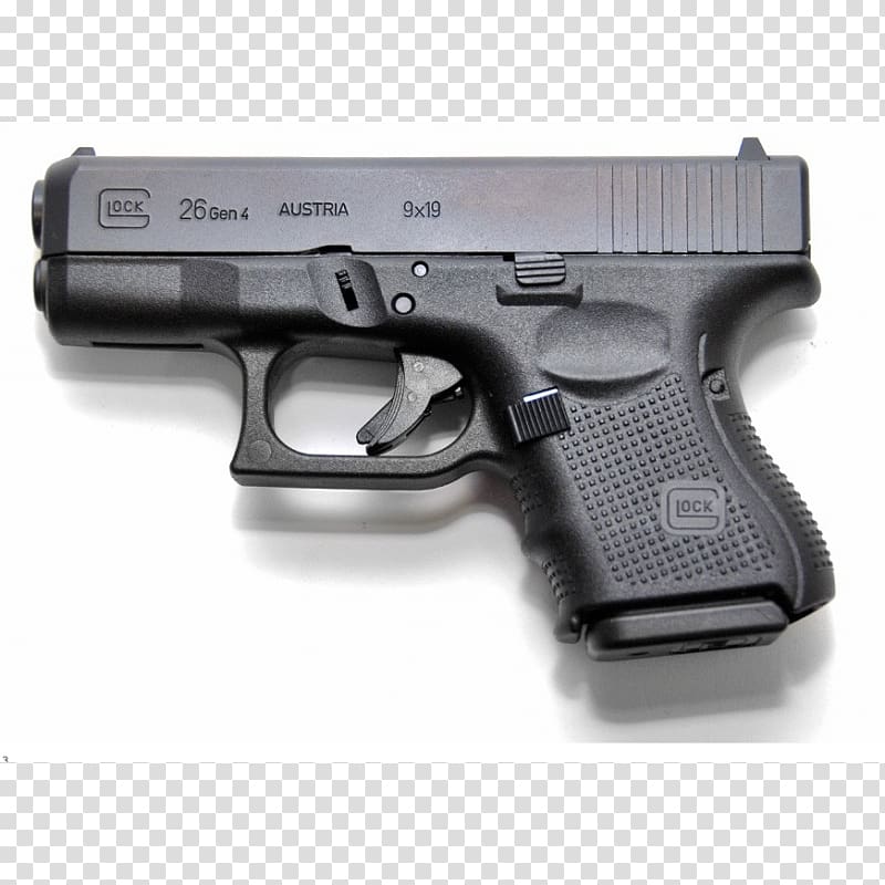 Glock 26 9×19mm Parabellum Glock Ges.m.b.H. Gun Holsters, Handgun transparent background PNG clipart