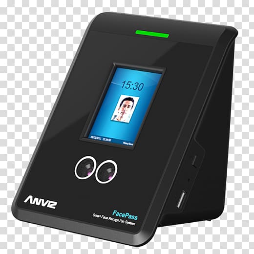 Access control Biometrics Facial recognition system Computer Software Time and attendance, face recognition technology transparent background PNG clipart