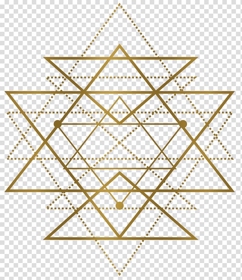 Triangle Sacred geometry Yantra Symbol, triangle transparent background PNG clipart