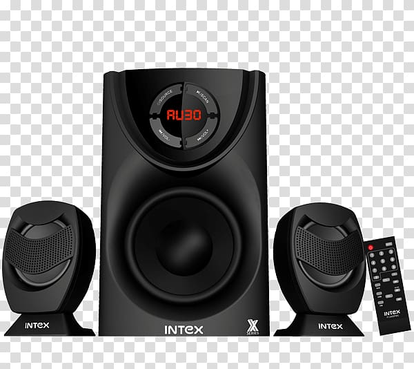 Home Theater Systems Loudspeaker Cinema Intex Smart World Home audio, Computer transparent background PNG clipart