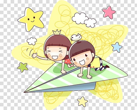 Paper plane Airplane Illustration, aircraft transparent background PNG clipart