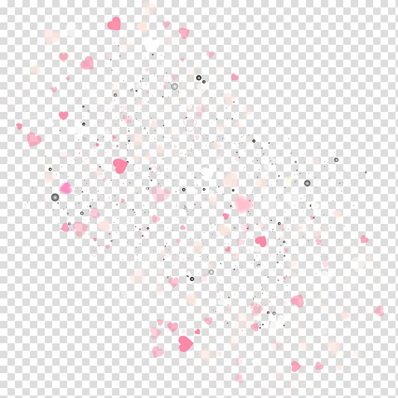 red and white hearts illustration, Heart, Pink broken heart seamless background material transparent background PNG clipart