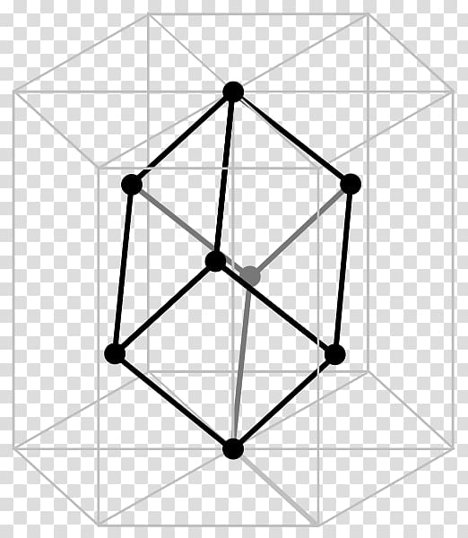Angle Hexagonal crystal family Bravais lattice Rhombohedron Symmetry, Angle transparent background PNG clipart