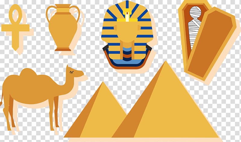 Egyptian pyramids Ancient Egypt , Egypt material transparent background PNG clipart