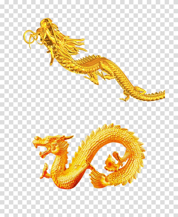 China Chinese dragon , China Wind, Golden Dragon transparent background PNG clipart