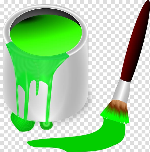 Color Green Paint , Paint Can transparent background PNG clipart