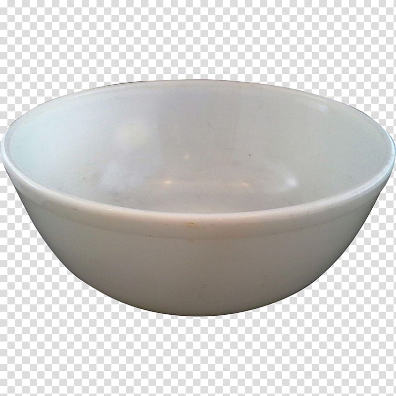 Bowl Milk glass Pyrex Ceramic, glass transparent background PNG clipart