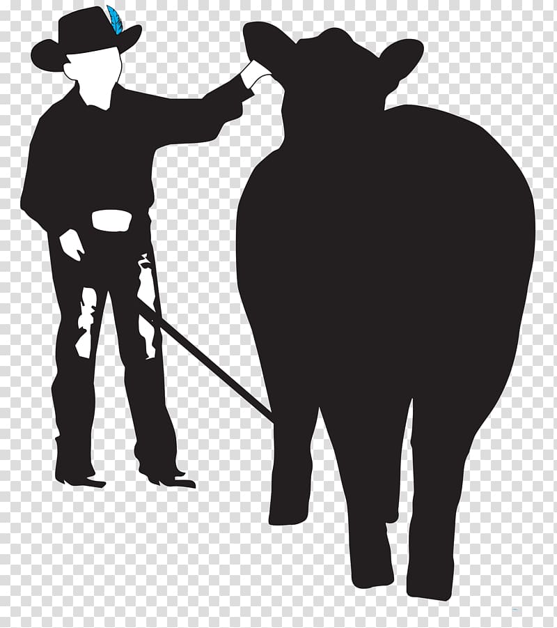 Beef cattle Calf Silhouette Live , goat transparent background PNG clipart