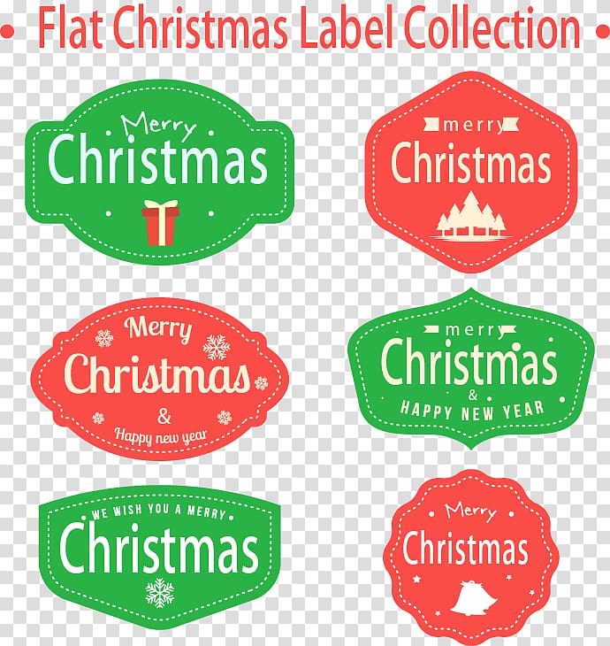 Christmas , Christmas tags transparent background PNG clipart