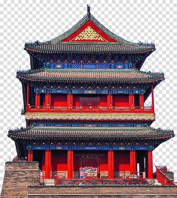 Forbidden City Zhengyangmen Monument to the Peoples Heroes Tiananmen Mausoleum of Mao Zedong, Chinese ancient gate tower transparent background PNG clipart